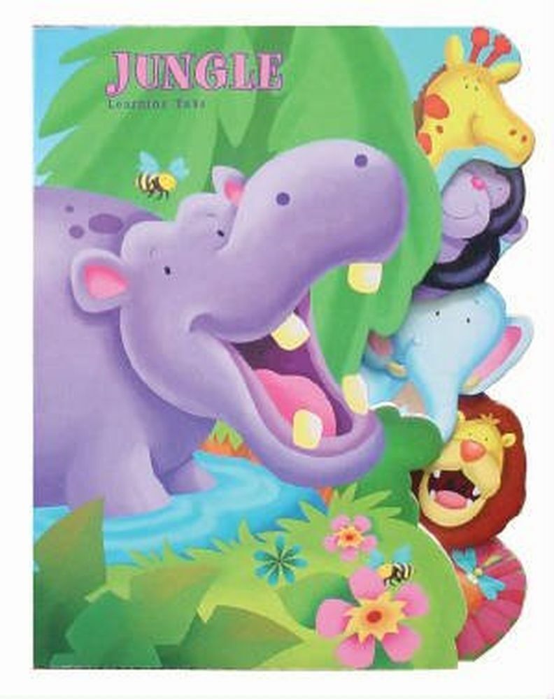 Learning Tab Books ~ Dinosaurs, Farm, Jungle & Reptiles (Set of 4 Books)