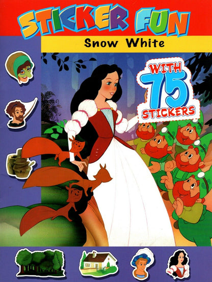 Snow White - Sticker Fun - Sticker Activity Book with 75 Stickers