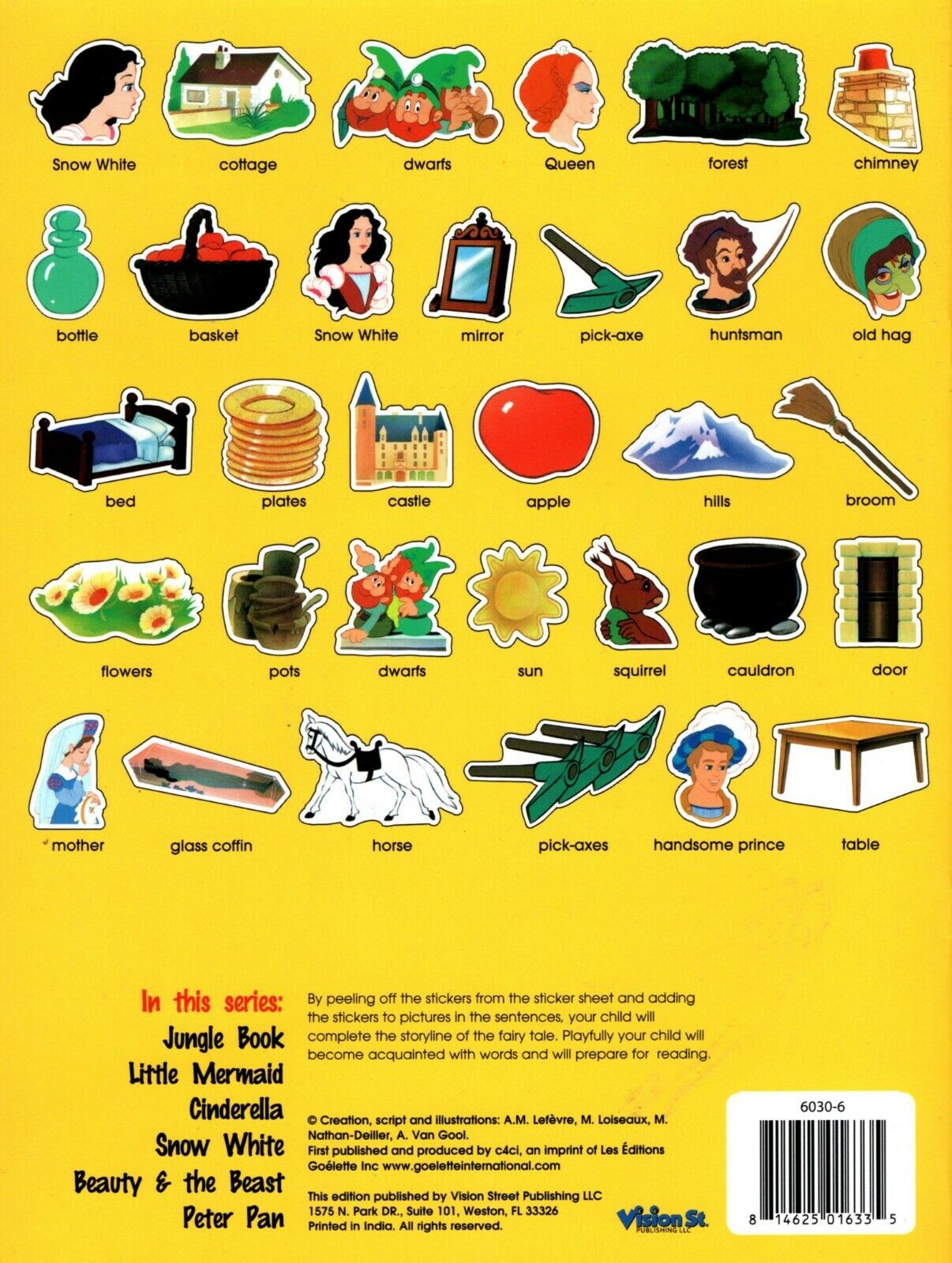 Snow White - Sticker Fun - Sticker Activity Book with 75 Stickers