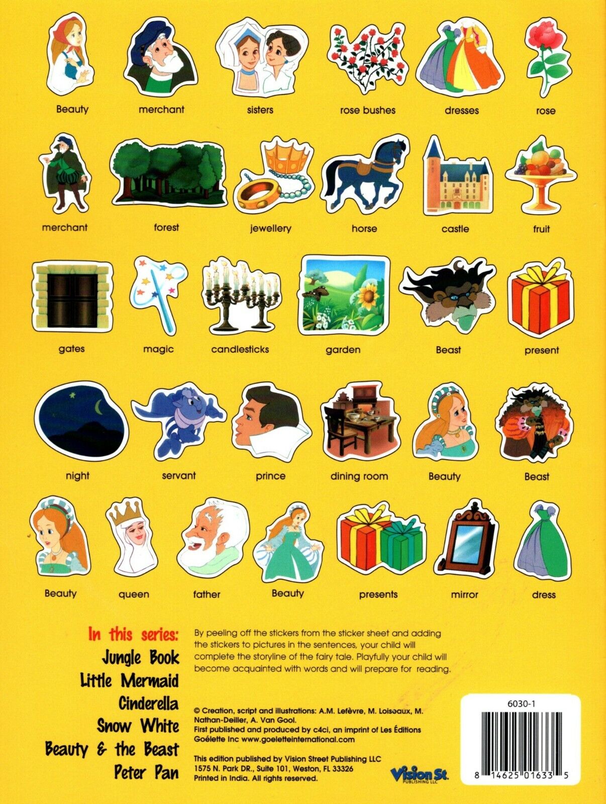 Beauty and The Beast - Sticker Fun - Sticker Activity Book with 75 Stickers