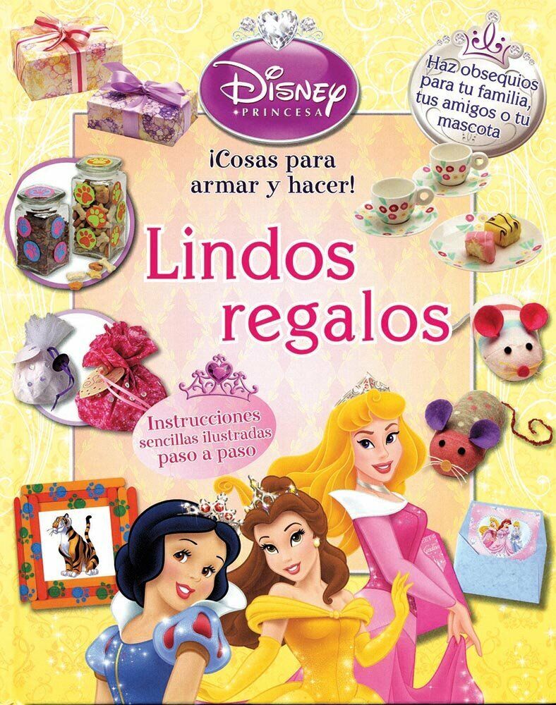 ¡COSAS PARA ARMAR Y HACER! DISNEY LINDOS REGALOS (Spanish) Hardcover Book