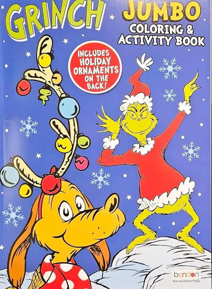 Grinch Holiday Christmas Coloring & Activity Book  v6