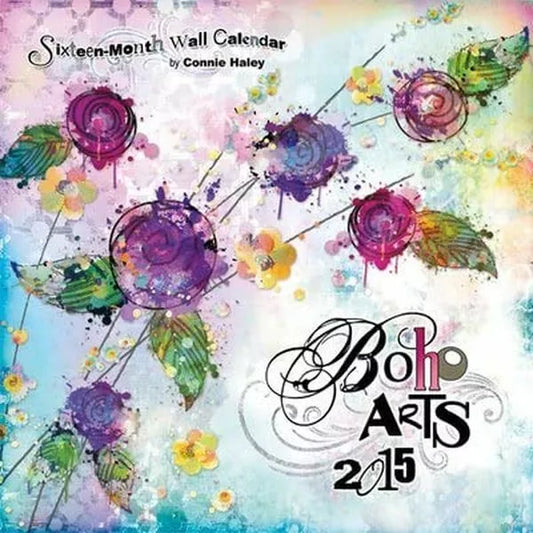 (12x12) Boho Arts ? Connie Haley - 2015 Linen Calendar