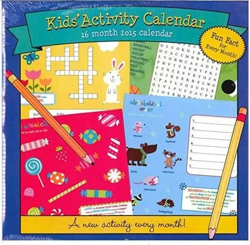 Kids 2015 16 Month Wall Calendar (Activity)