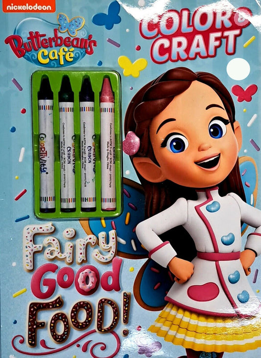 Nickelodeon Butterbean`s Cafe - Color Craft Book ~ Fairy Good Food