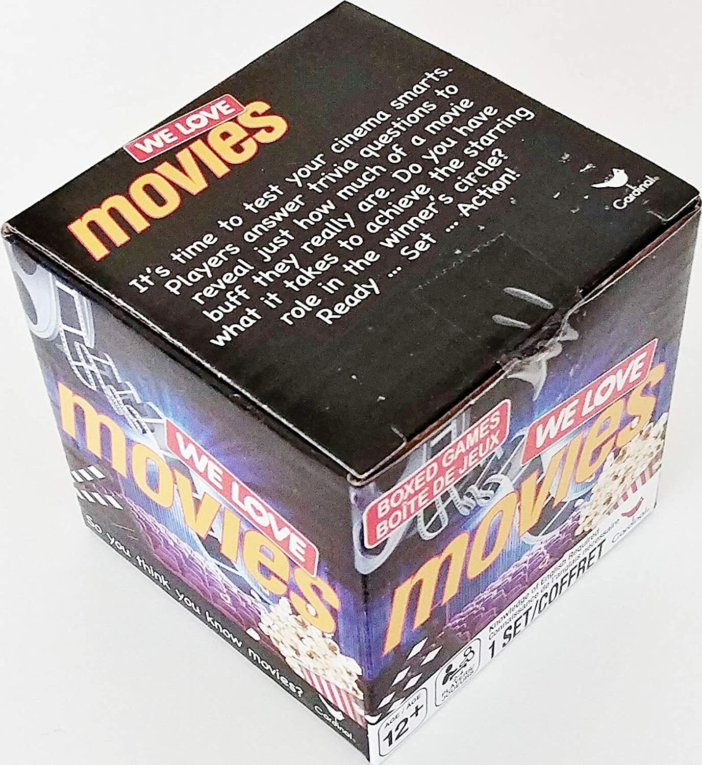 We Love Movies - Cinema Trivia Questions Boxed Card Game - Family Fun