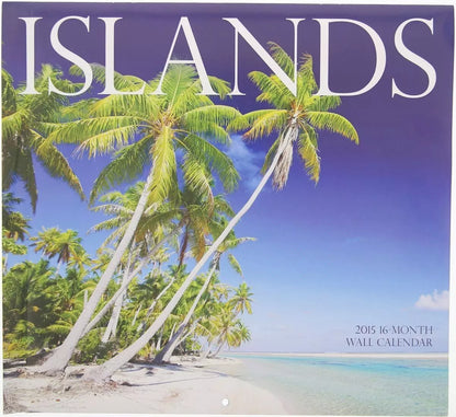 2015 Islands 12x11 Vista 16-Month Wall Calendar