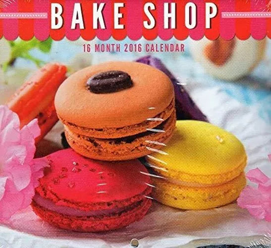 2016 16 Month Mini Wall Calendar (Bake Shop)