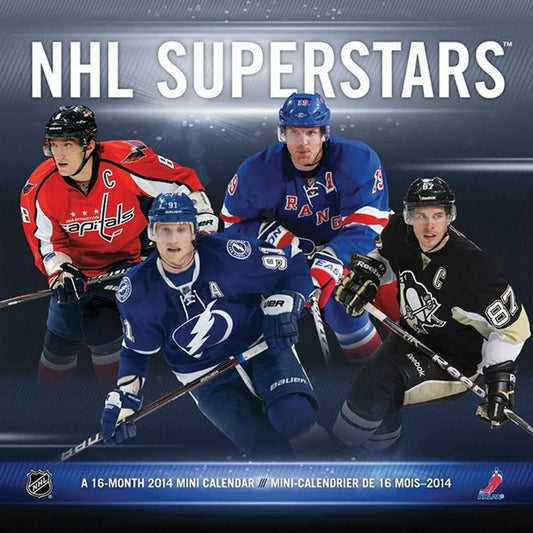 NHL Superstars 2014 Bilingual Mini Calendar