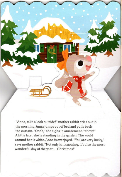 Little Rabbit Anna Discovers Snow - Christmas Pop-Up Board Books