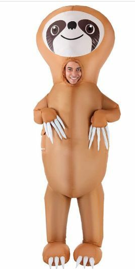 Inflatable Sloth Costume Adults Giant Animal Suit Funny Unique Fancy Dress Up