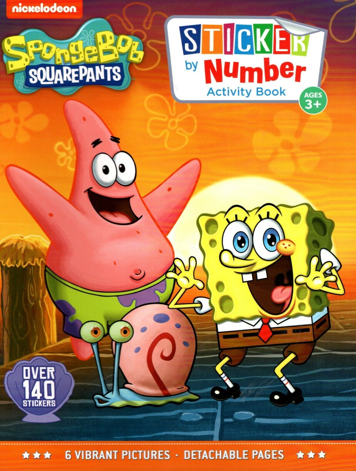 SpongeBob Squarepants - Sticker by Number Activity Book Over 140 Stickers v2