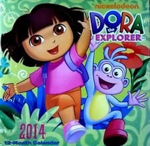 Dora the Explorer 2014 12 Month Square Wall Calendar