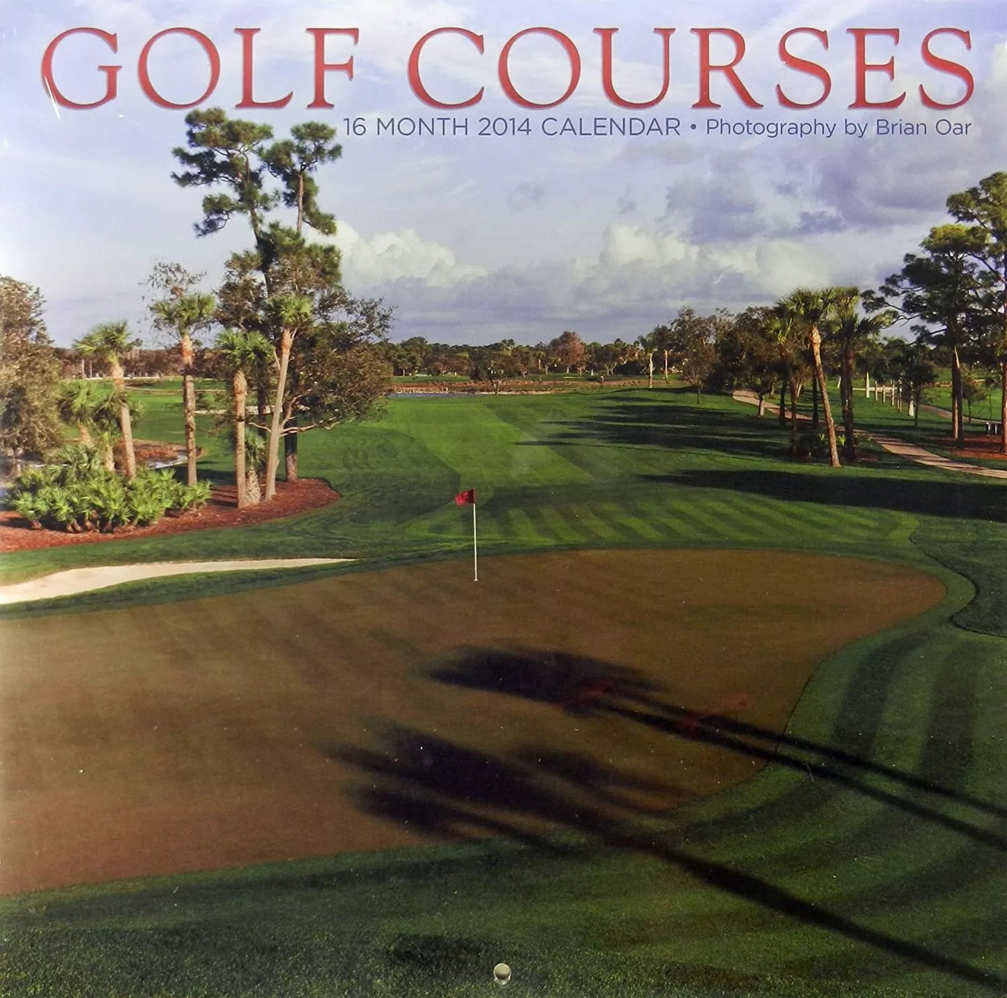 STUDIO18 ~ 2014 - 16 Month Wall Calendar 12" x 12" - Golf Courses