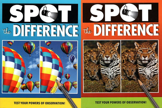 Spot the Difference - Picture Puzzles Book (Set of 2 Book) - v1