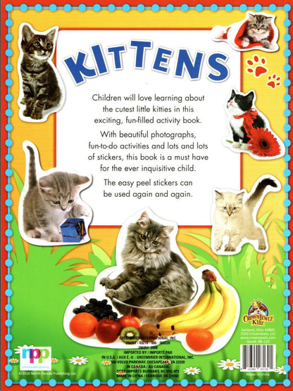 Kittens - Sticker Activity Book - More Than 100 Reusable Stickers Inside