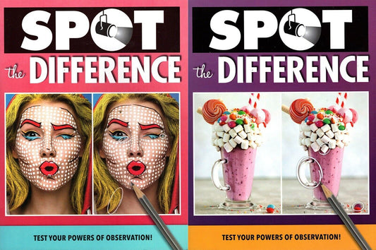 Spot the Difference - Picture Puzzles Book (Set of 2 Book) - v2