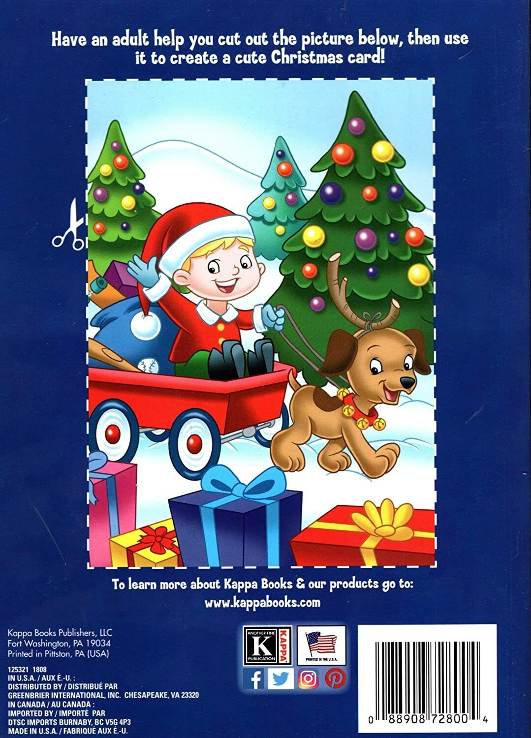 Christmas Edition Holiday - Jumbo Coloring and Activity Book - Lead The Sleigh