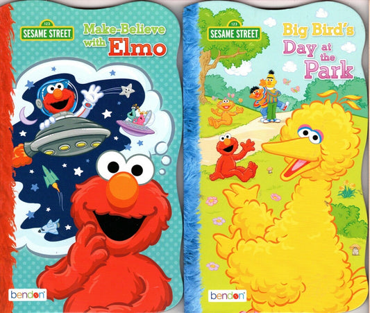 Sesame Street Make - Believe with Elmo and Big Birds Day at the Park - Children's Book