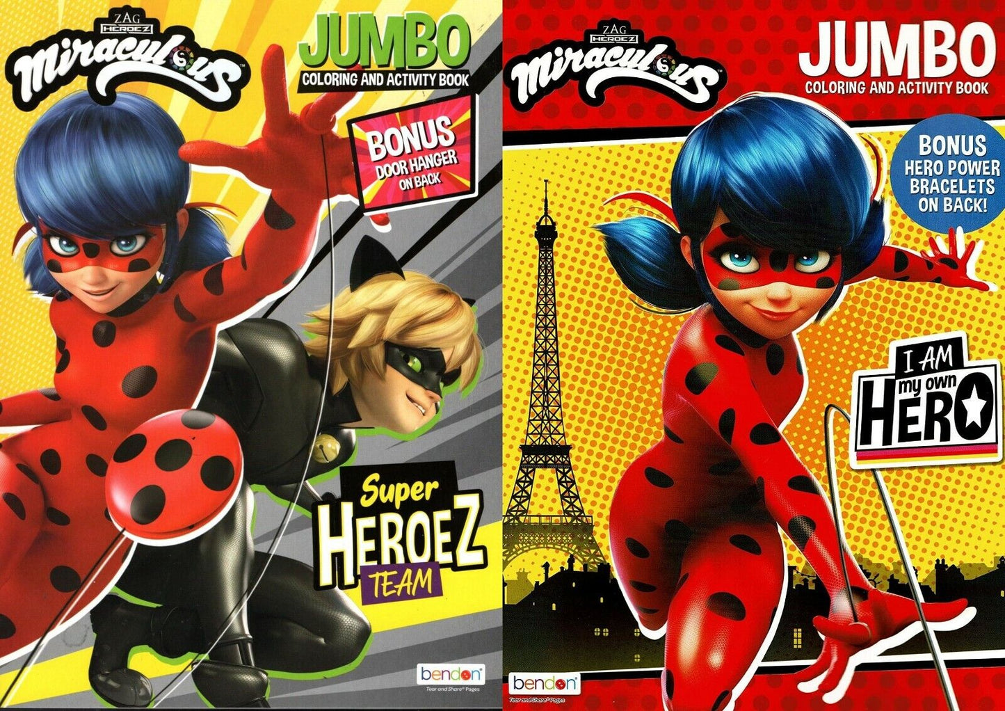 Miraculous - I am My Own Hero & Super Heroes Team - Activity Book