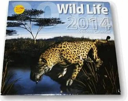 2014 ~ 16 Month Calendar 12" X 11" (Wild Life)