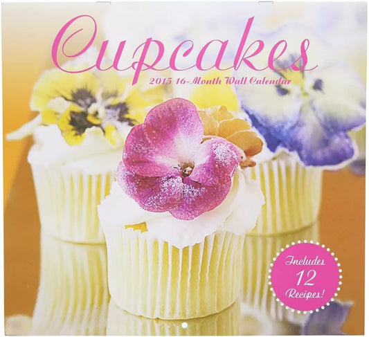 2015 Cupcakes 12x11 Vista 16-Month Wall Calendar