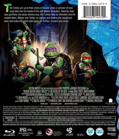 Teenage Mutant Ninja Turtles II: The Secret of the Ooze [Blu-ray] (DVD)