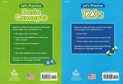 let's Practice - Educational Workbooks - (Set of 4 Books) - v1