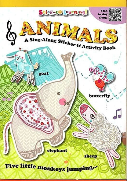 Stick-to Learning A Sing-A Long - Animals - Sticker Book