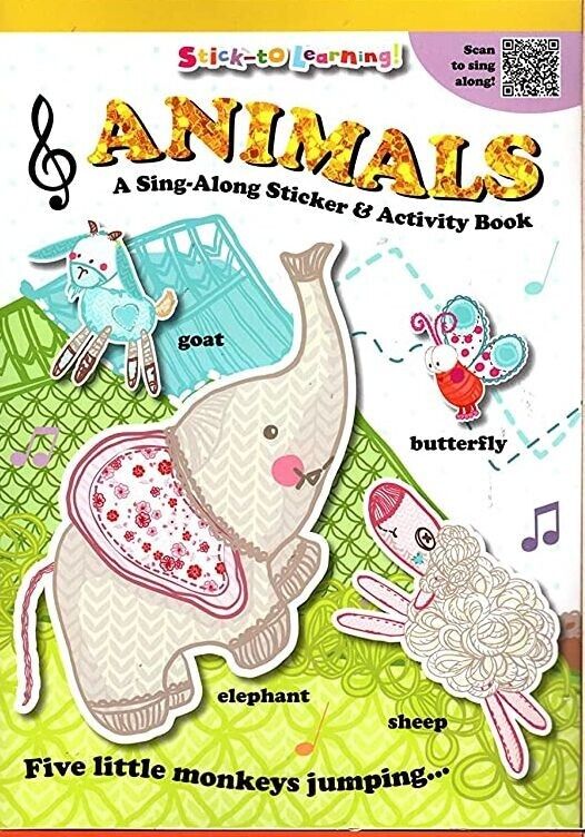 Stick-to Learning A Sing-A Long - Animals - Sticker Book