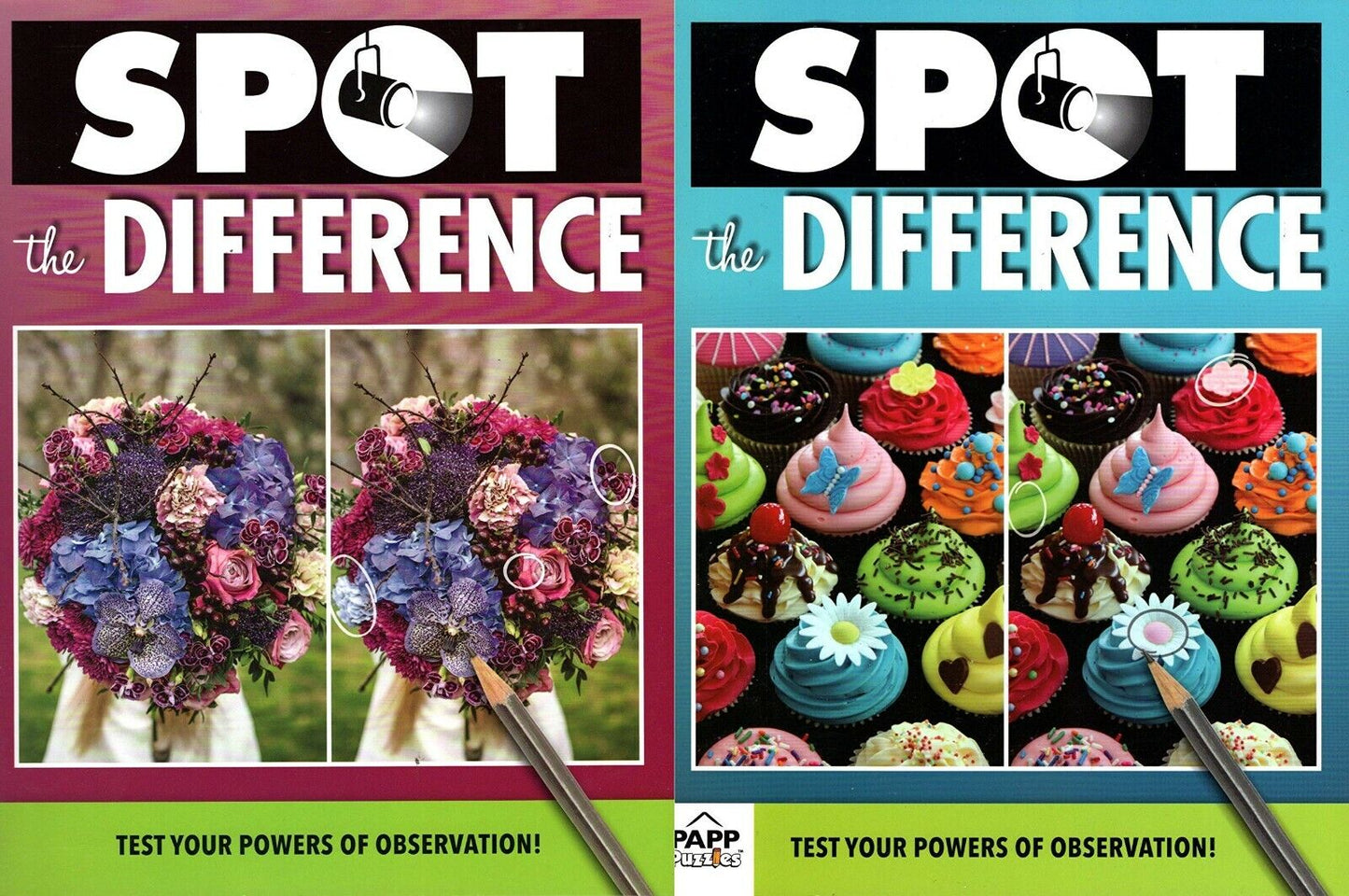 Spot the Difference - Picture Puzzles Book (Set of 2 Book) - v5