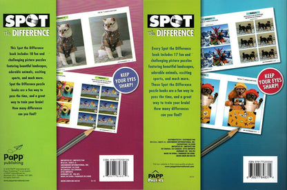 Spot the Difference - Picture Puzzles Book (Set of 2 Book) - v5