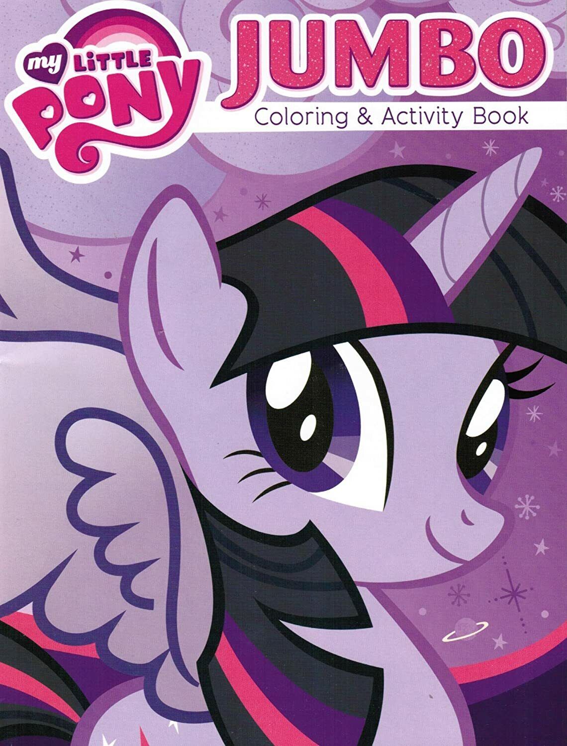 My Little Pony Jumbo Coloring & Activity Book ~ Rarity on Blue (96 Pages)