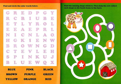 Stick-to Learning A Sing-A Long - Animals - Sticker Book