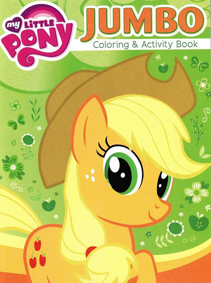 My Little Pony Jumbo Coloring & Activity Book ~ Rarity on Blue (96 Pages)