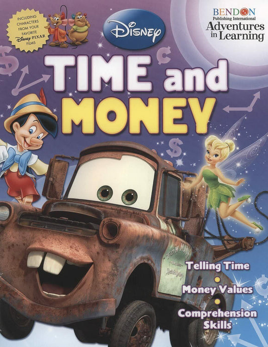 DISNEY TIME AND MONEY BOOK WITH DISNEY CHARACTERS