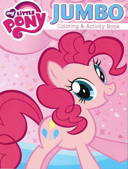 My Little Pony Jumbo Coloring & Activity Book ~ Rarity on Blue (96 Pages)