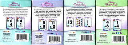 Princess Learning Educational Flash Cards ( Set of 4 Decks)