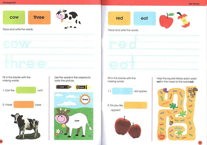 Good Grades Kindergarten Educational Workbooks - Set of 4 Books - v11