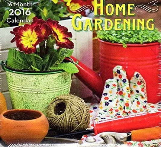 2016 16 Month Mini Wall Calendar (Home Gardening)