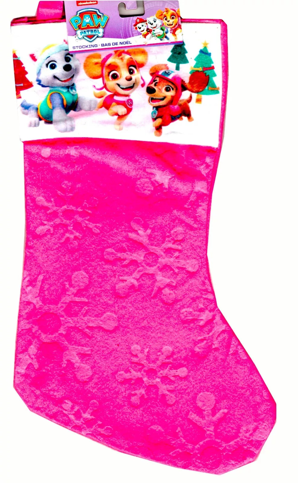 Paw Patrol v2 & Barbie - Kids Felt Holiday Stocking Home Decor (Set of 2)