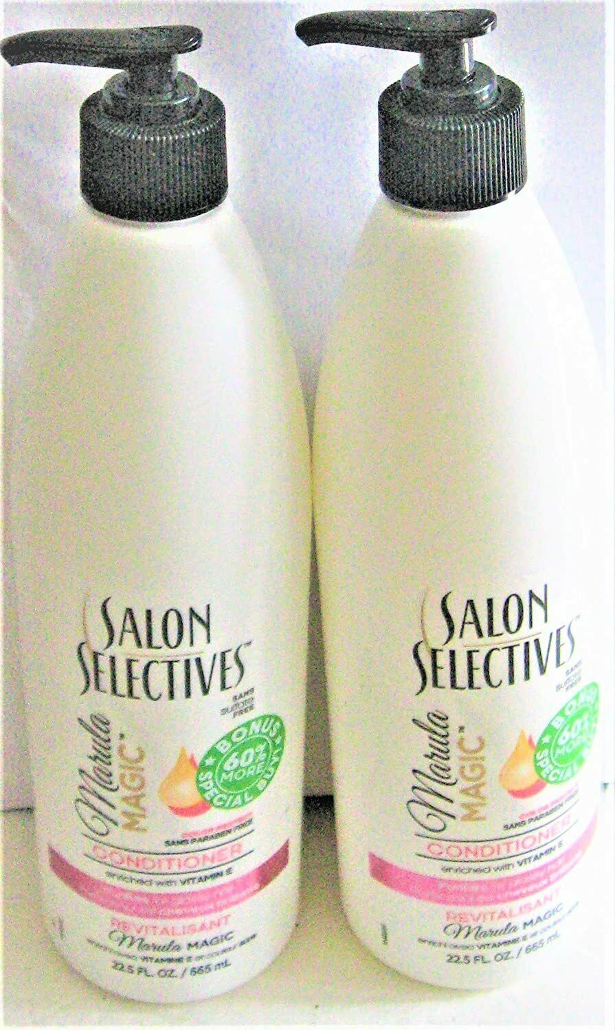 Salon Selectives Marula Magic Hair Conditioner with Pump Set of 2