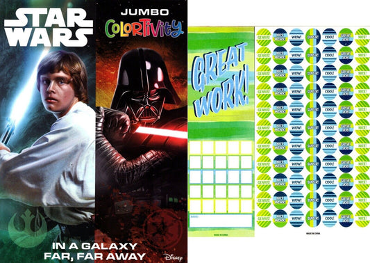 Star Wars - in a Galaxy Far, Far Away - Activity Book + Award Stickers 192 Pages