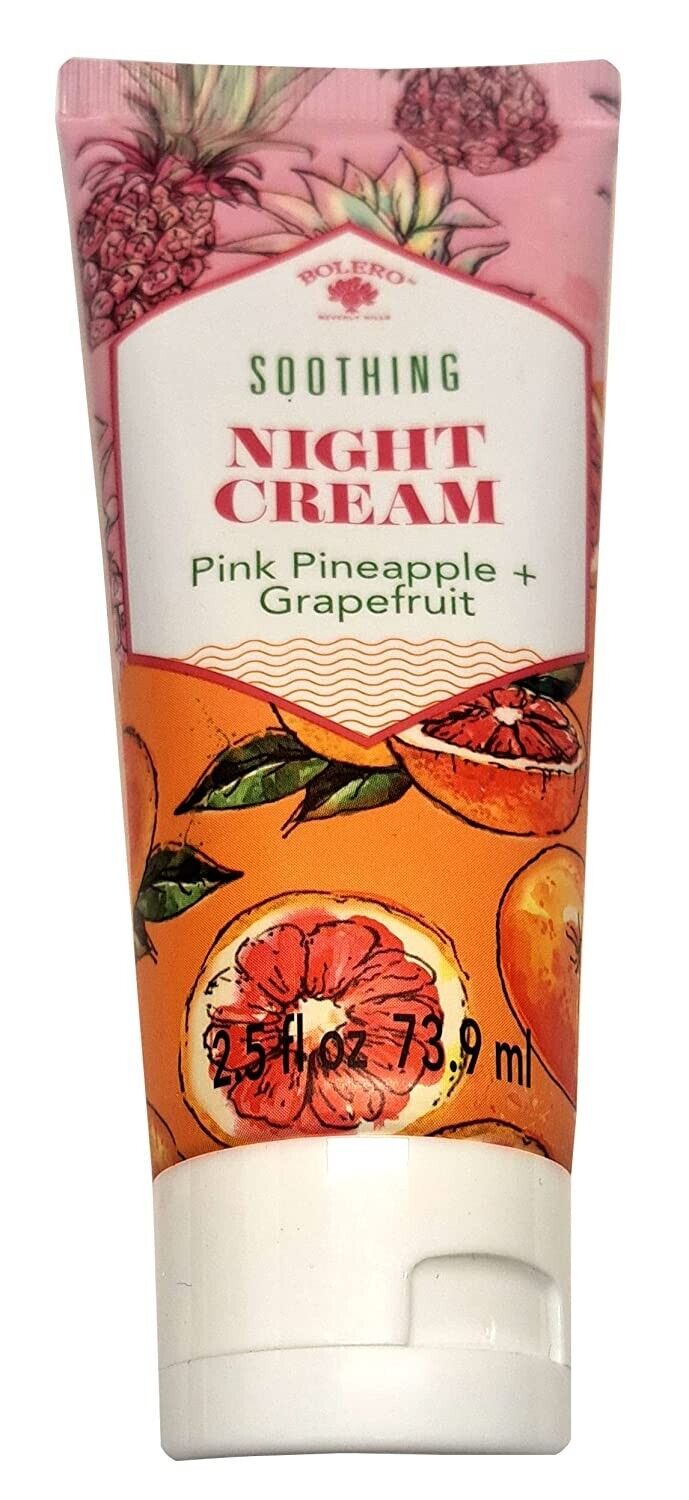 Bolero Soothing Night Cream Pink Pineapple & Grapefruit 2.5fl oz (73.9ml)