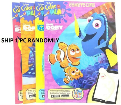 Disney Finding Dory & Nemo Coloring Activity Book Plus 3 Rings Pencil Case