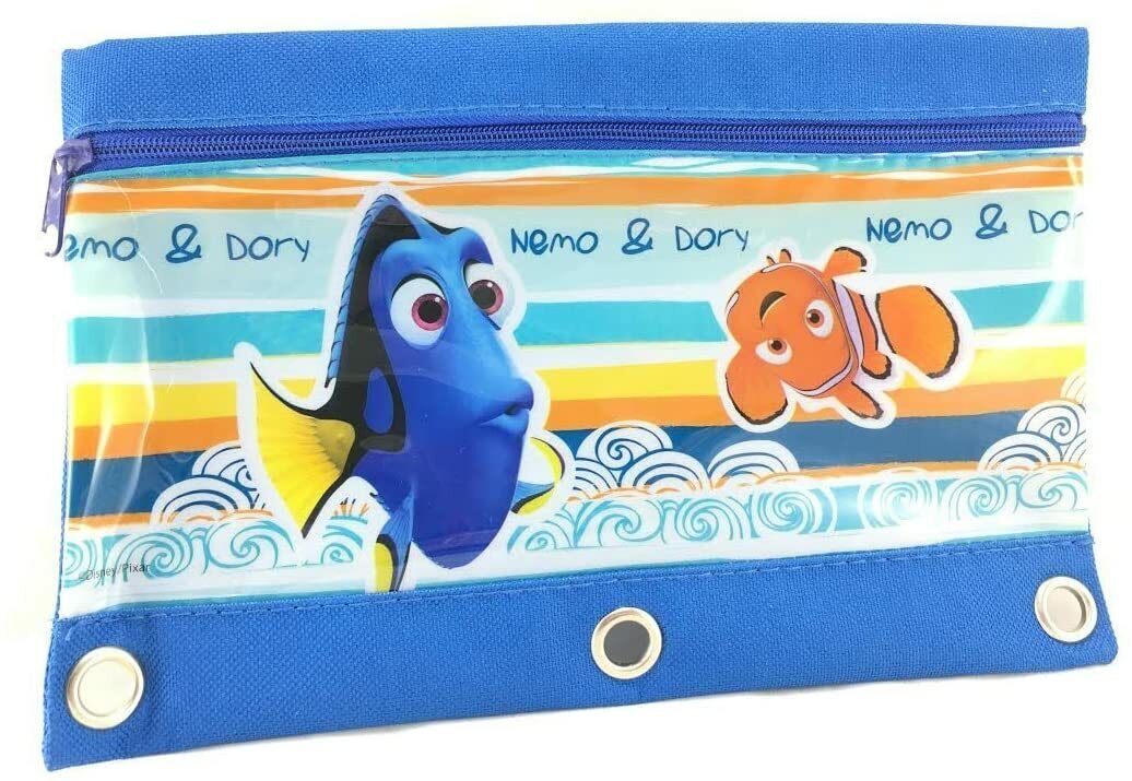 Disney Finding Dory & Nemo Coloring Activity Book Plus 3 Rings Pencil Case