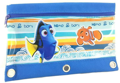 Disney Finding Dory & Nemo Coloring Activity Book Plus 3 Rings Pencil Case