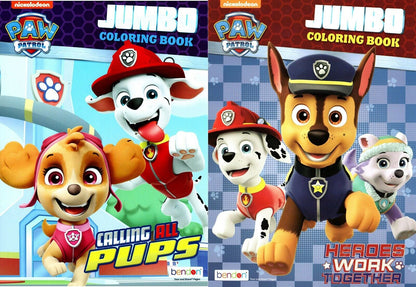 Paw Patrol - Activity Book - Heroes Work Together, Calling All Pups (set of 2)