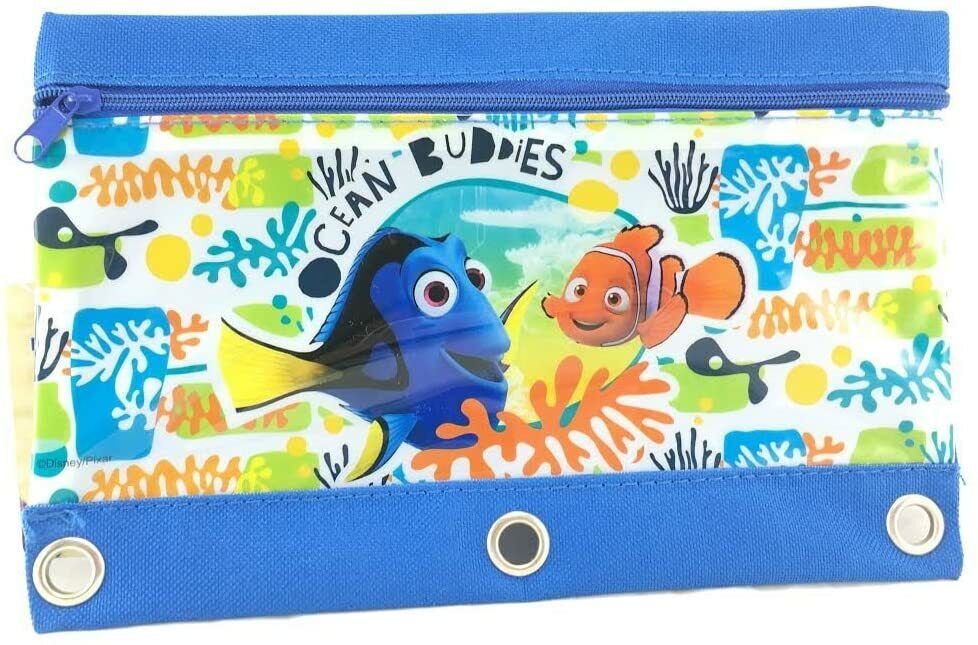 Disney Finding Dory & Nemo Coloring Activity Book Plus 3 Rings Pencil Case