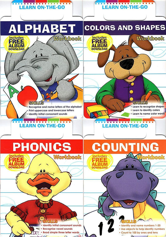 CrownewJewlz. LLs. Kindergarten Educational Workbooks - Learn on The Go. Set 4